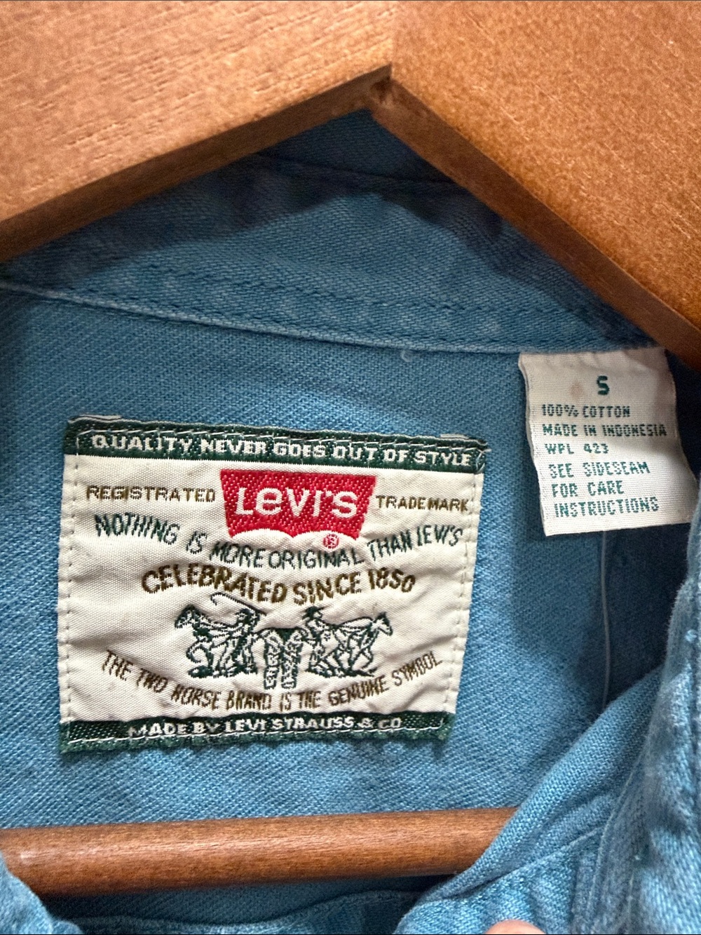 NWT Y2K Levi's Teal Lightweight Button-Up Shirt Jacket Size S 31x24 - Picture 2 of 8